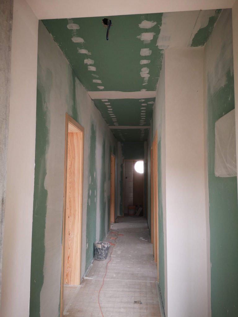 corredor antes da obra