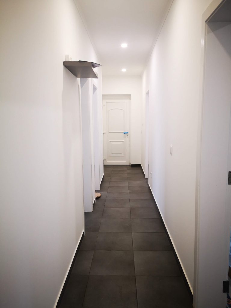 corredor depois da obra